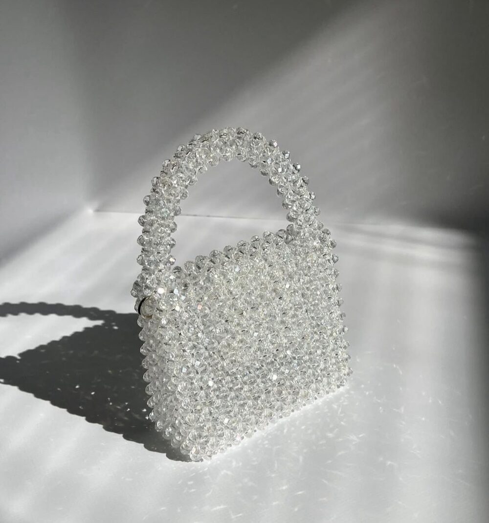 Clear crystal bag - crystique
